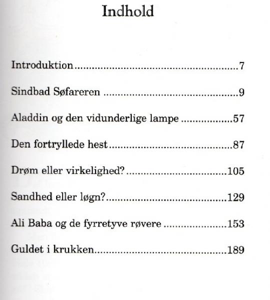 Children´s book - Fairy tales - 1001 Nats Eventyr - Dansk